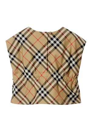 blusa in cotone beige BURBERRY KIDS | 8082234A7028